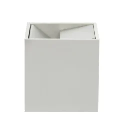 Posacenere Cubo grande bianco di Bruno Munari