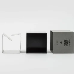 Posacenere Cubo grande nero di Bruno Munari