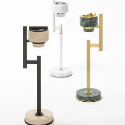 Posacenere da terra in marmo di Rimini