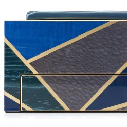 Posacenere in legno blu Tellux Mediterraneo