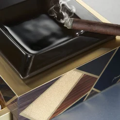 Posacenere in legno Tellux Vulcano Brown