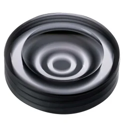 Posacenere Iride Plissé Grigio Acciaio di Federico Peri