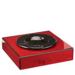 Posacenere Roma rosso e nero