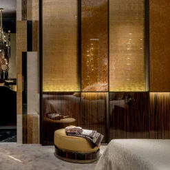 Pouf basso ad anello