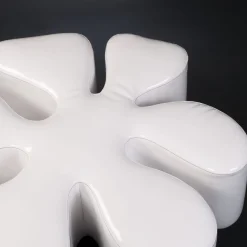 Pouf bianco Margaret