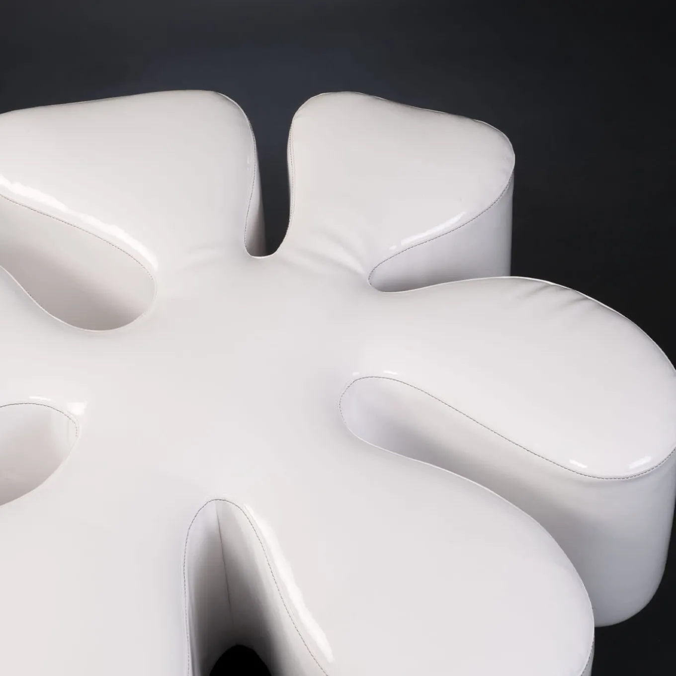 Pouf bianco Margaret