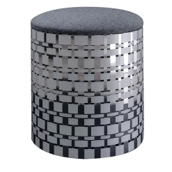 Pouf Caeta grigio