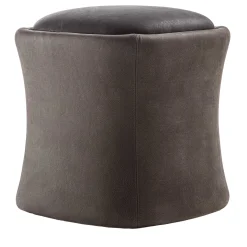Pouf Caro bicolore marrone