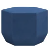 Pouf esagonale blu Tigram Small di Italo Pertichini
