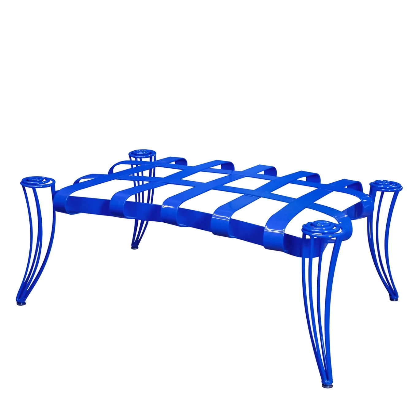 Pouf Garden blu di Carlo Rampazzi