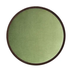 Pouf grafico marrone e verde