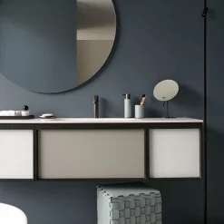 Pouf imbottito grigio Bottega di Ekaterina Borovkova