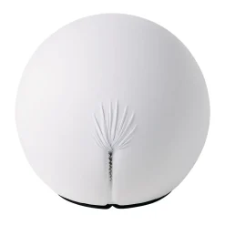 Pouf in tessuto tecnico bianco Tatino di Denis Santachiara