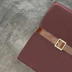 Pouf in velluto rosa antico Docker