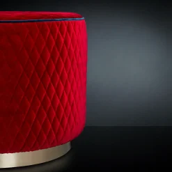 Pouf Kidman rosso