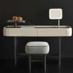 Pouf Kruger grigio di Dainellistudio