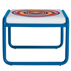Pouf Locus Solus Blue di Gae Aulenti