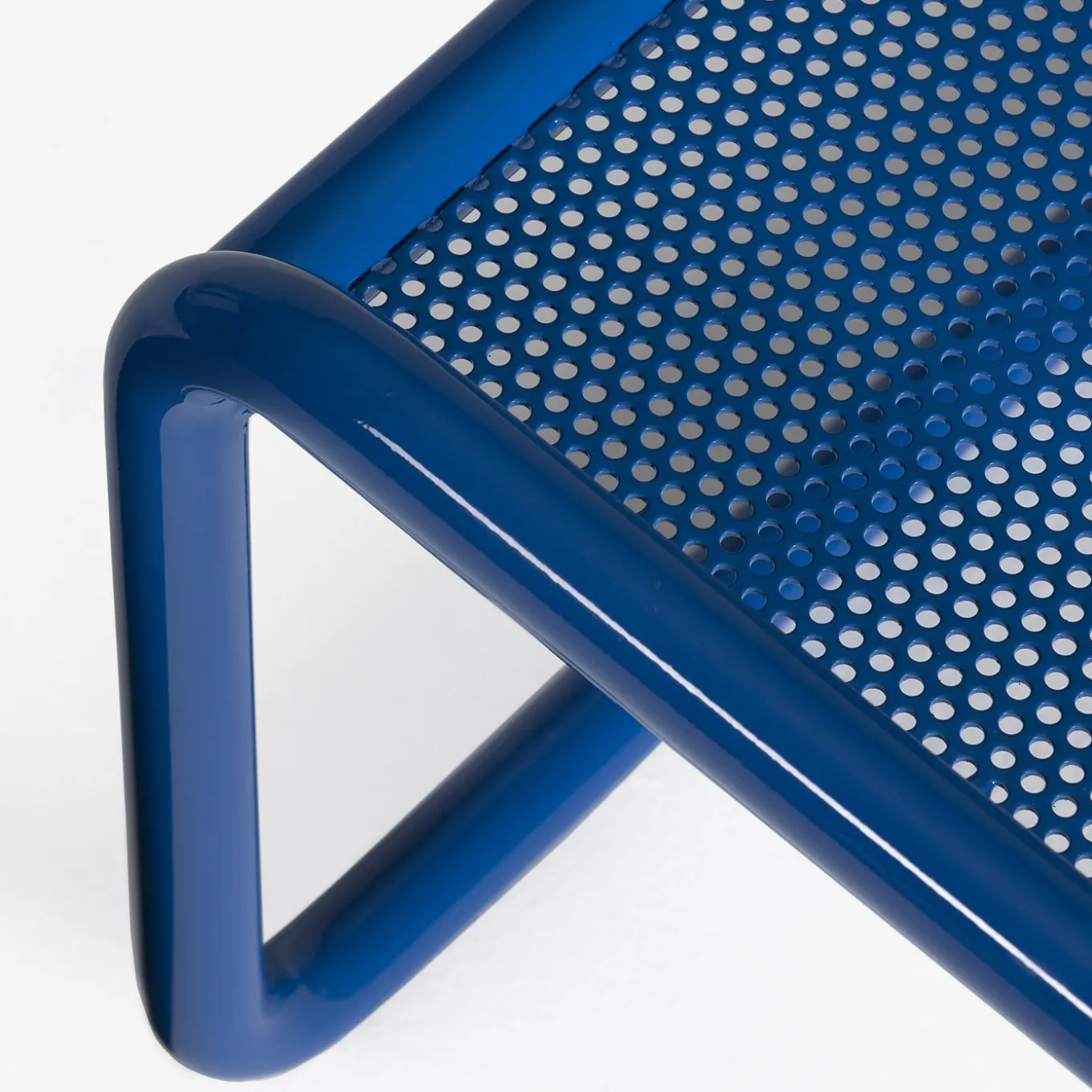 Pouf Locus Solus Blue di Gae Aulenti