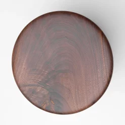 Pouf Mastio in legno nero