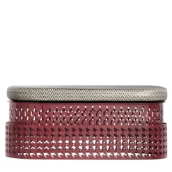 Pouf ovale Trame con cuscino