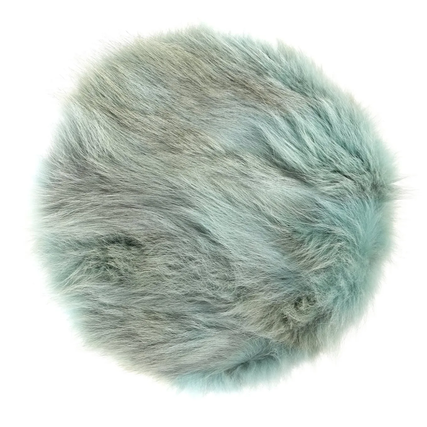 Pouf Patchwork Tiffany verde acqua di Lorenza Bozzoli