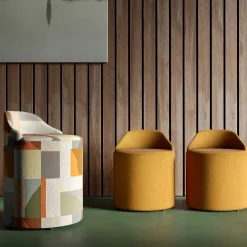 Pouf Sella Low Orange