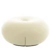 Pouf Tatone in tessuto tecnico bianco