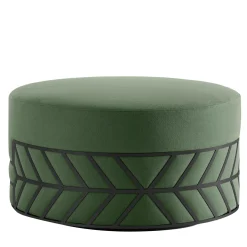 Pouf verde Belte di Elena Salmistraro