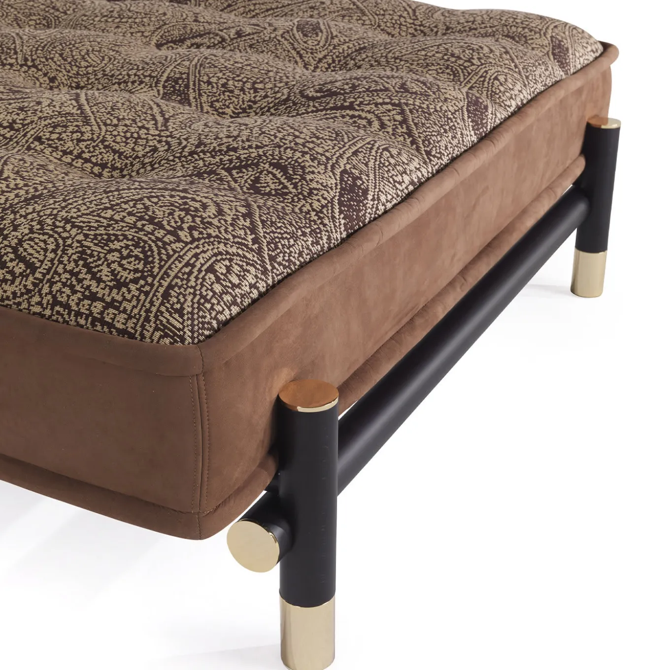 Pouf Woodstock marrone