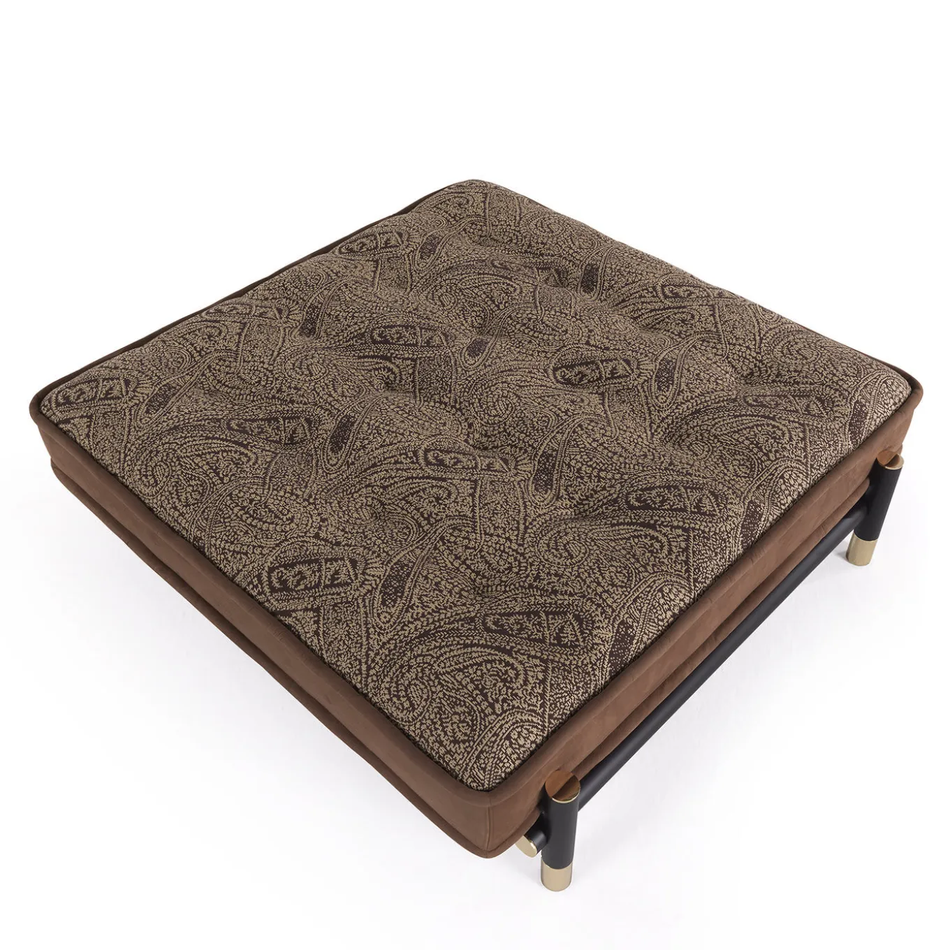 Pouf Woodstock marrone