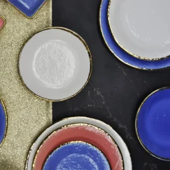 Preta Oro Latte Set di piatti da pranzo per 6 persone