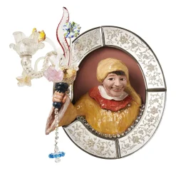 Pulcinella, applique da parete