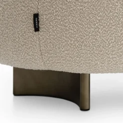 Punto e Virgola Pouf rosa cipria