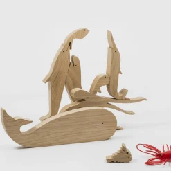 Puzzle in Legno 16 Pesci di Enzo Mari