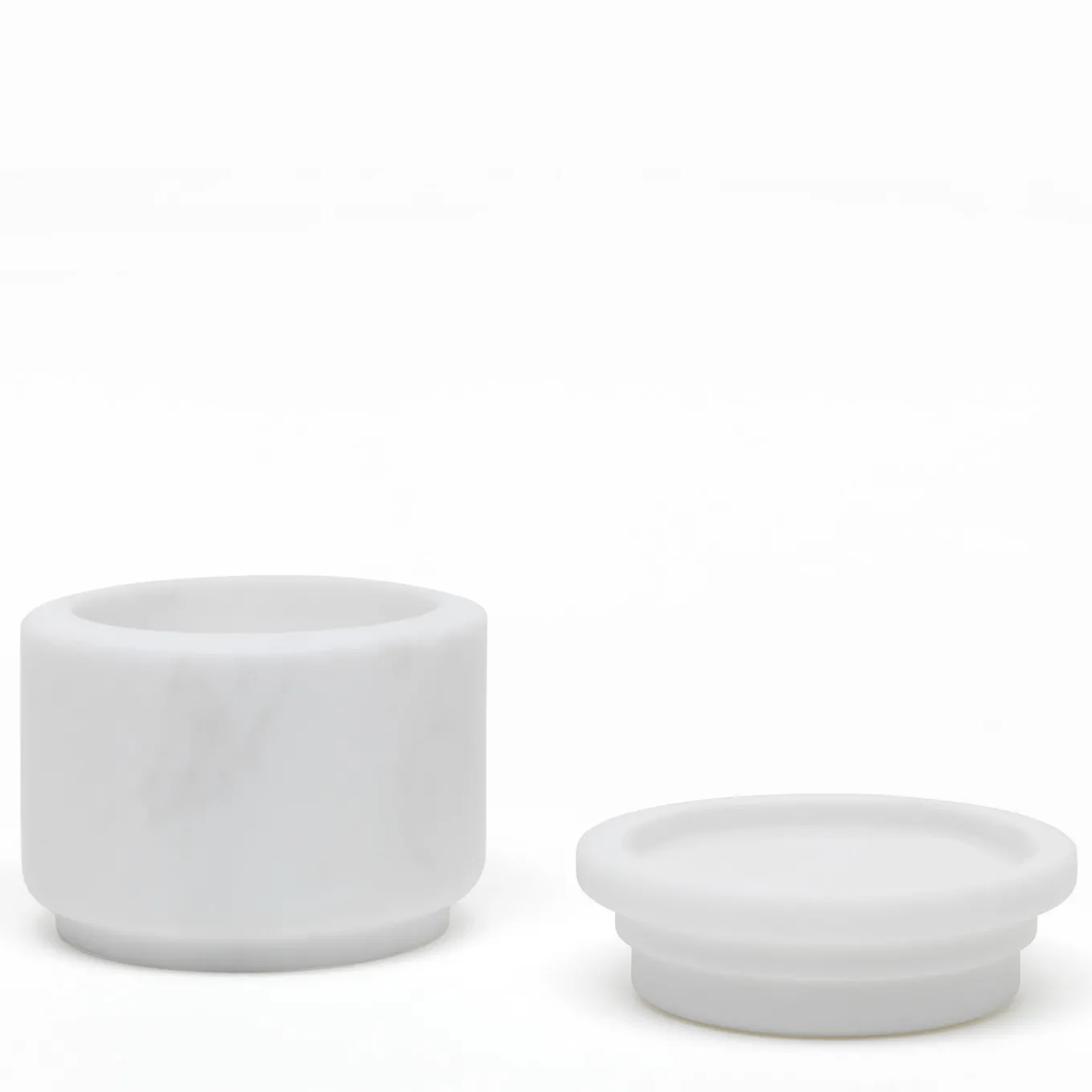 Pyxis Piccolo vaso bianco Michelangelo di Ivan Colominas