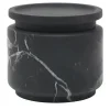 Pyxis Piccolo vaso di marquina nera di Ivan Colominas