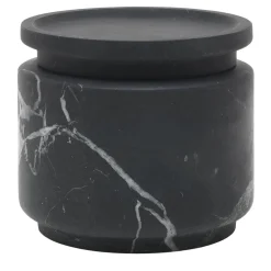 Pyxis Piccolo vaso di marquina nera di Ivan Colominas