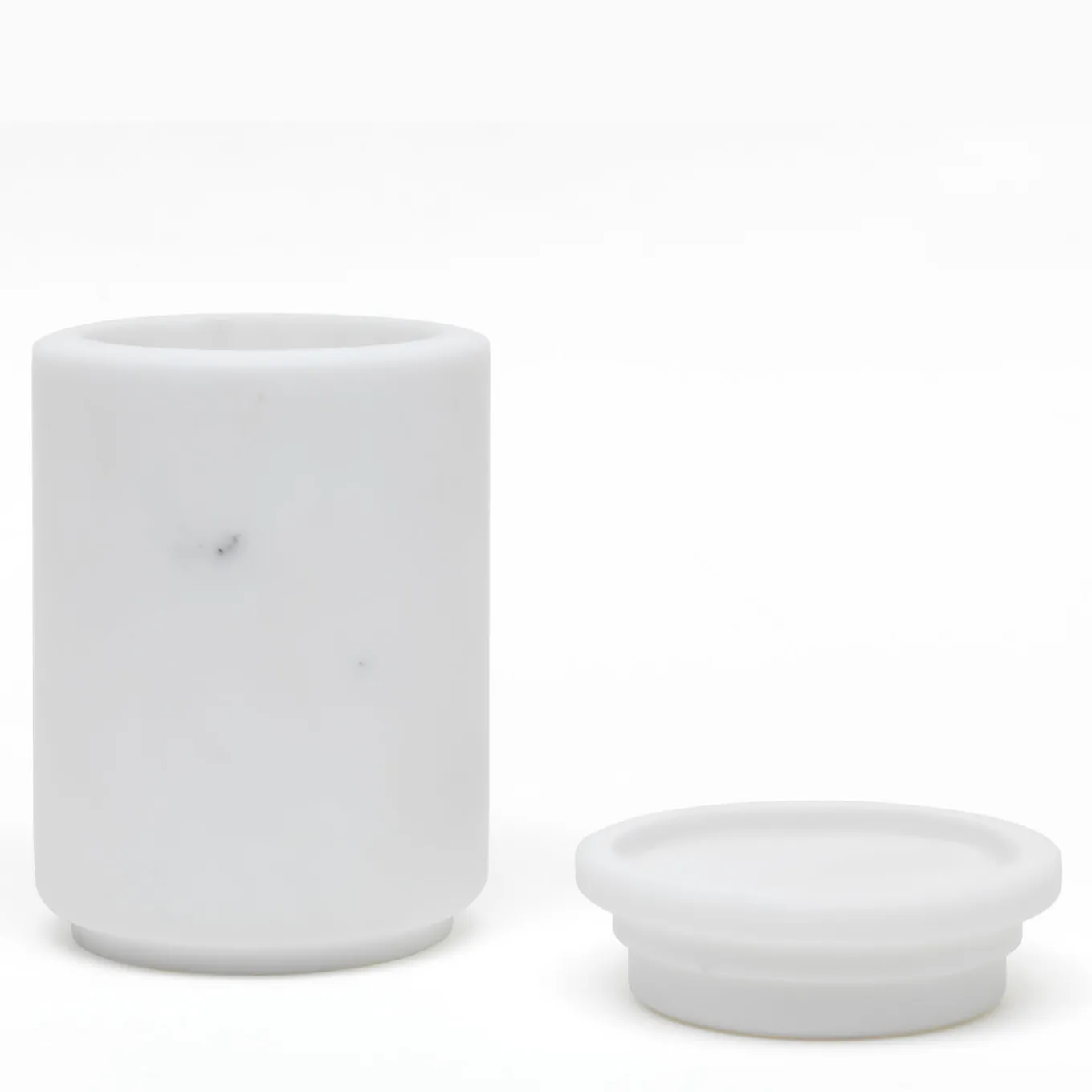 Pyxis Vaso grande bianco Michelangelo di Ivan Colominas