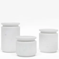 Pyxis Vaso medio bianco Michelangelo di Ivan Colominas