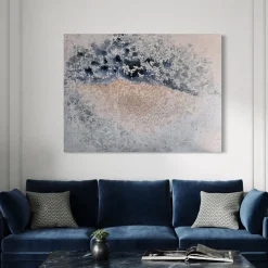 Quadro Materico Litorale Dorato in Resina