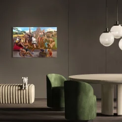 Quinta del Foro Olio su tela