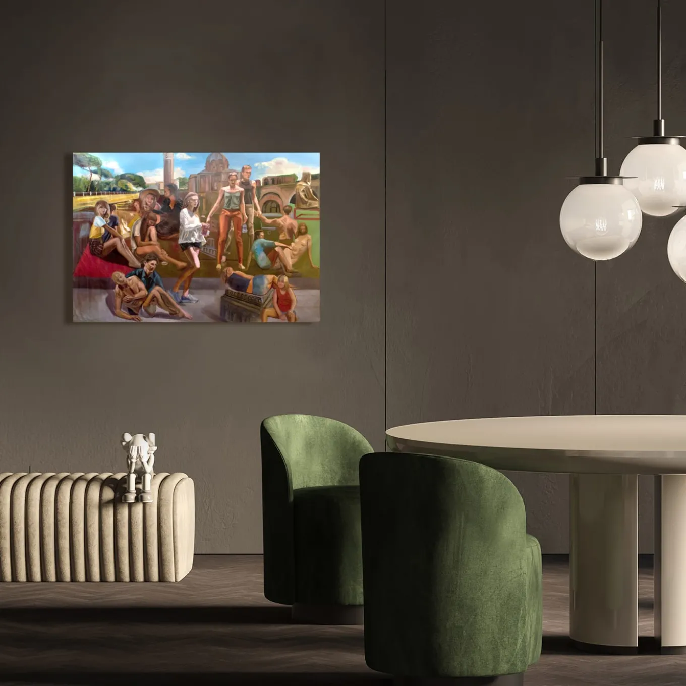 Quinta del Foro Olio su tela