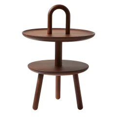 Réaction Poétique di Jaime Hayon - Tavolo basso in noce naturale #1