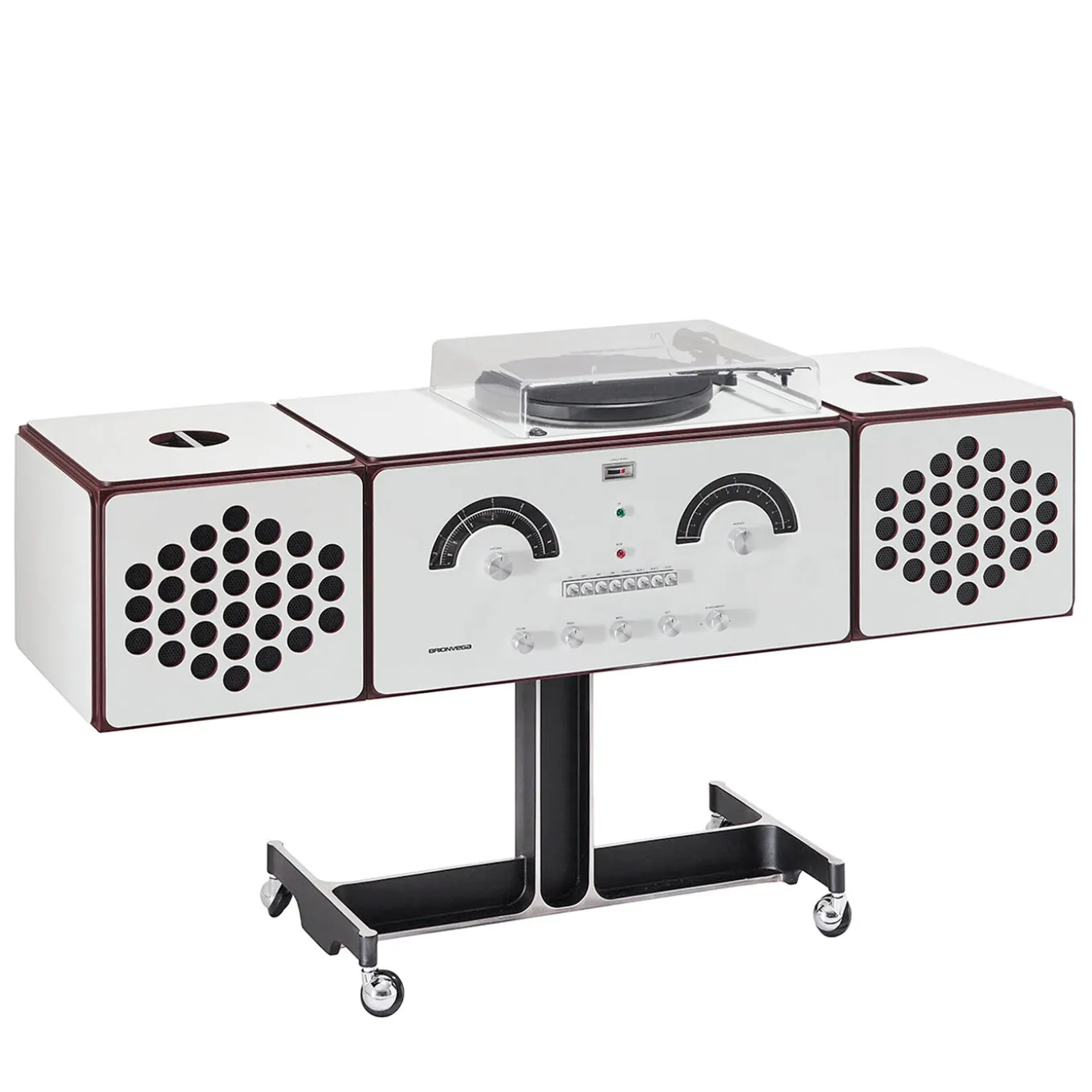 Radiofonografo bianco RR226 di Achille e Pier Giacomo Castiglioni