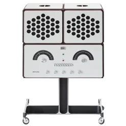 Radiofonografo bianco RR226 di Achille e Pier Giacomo Castiglioni