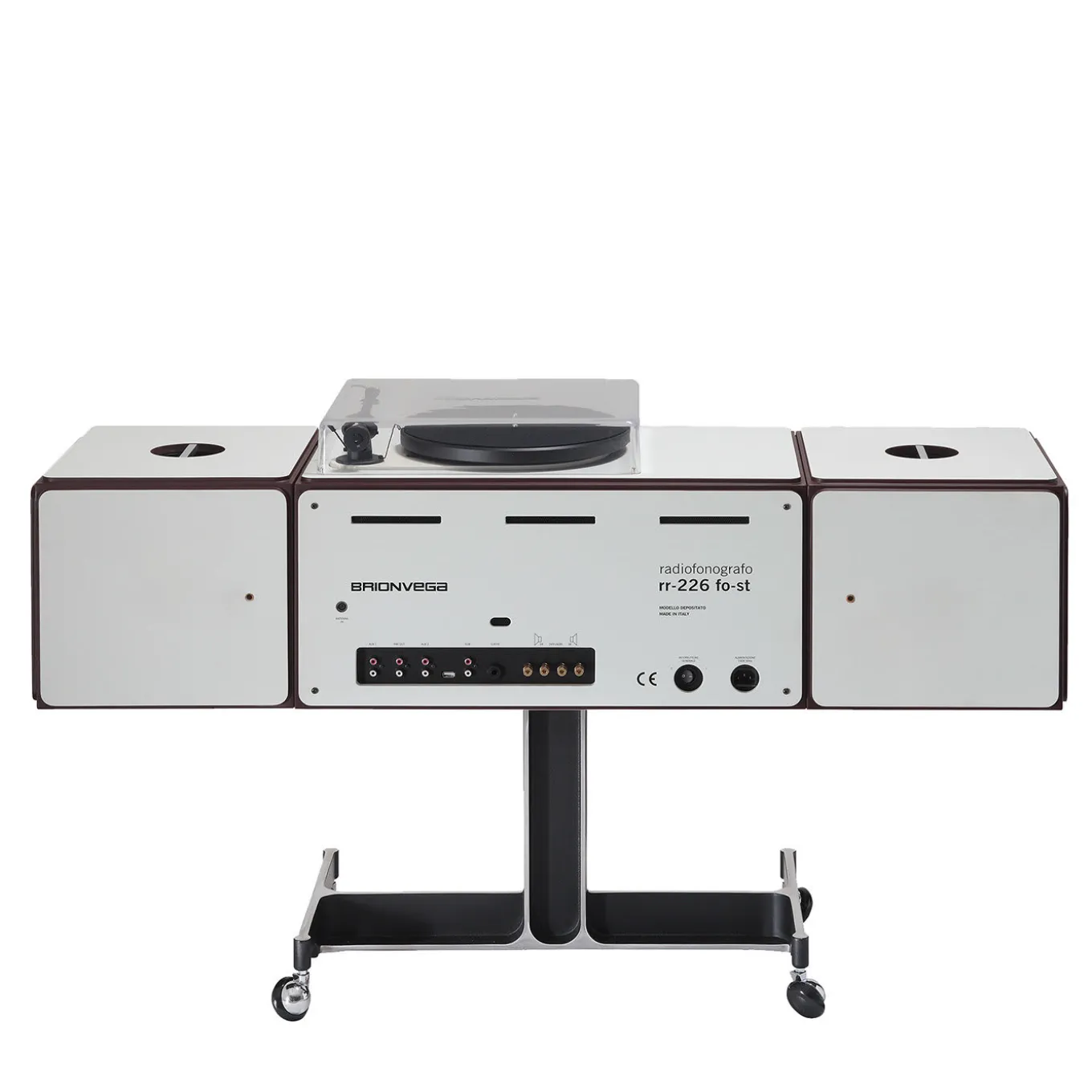 Radiofonografo bianco RR226 di Achille e Pier Giacomo Castiglioni
