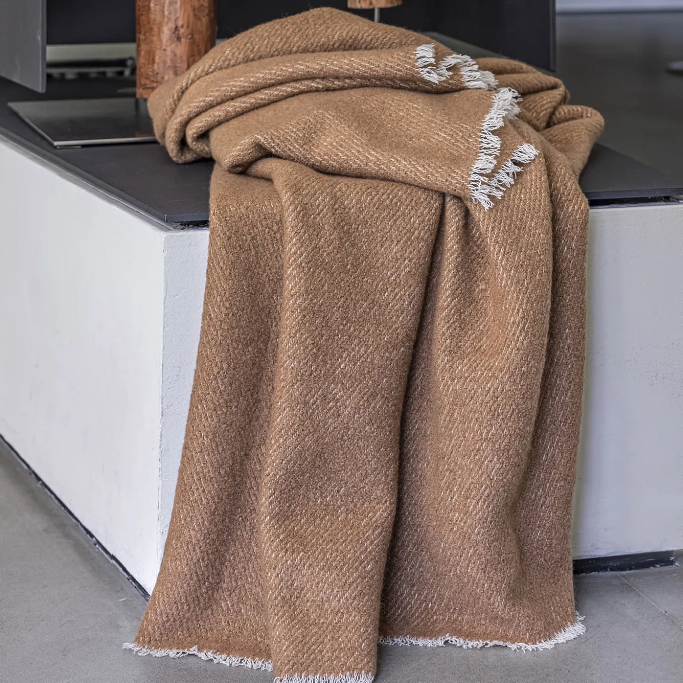 Regione Coperta piccola marrone chiaro