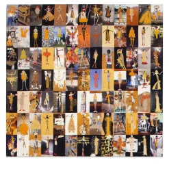 Ricamo giallo Tipe Umane