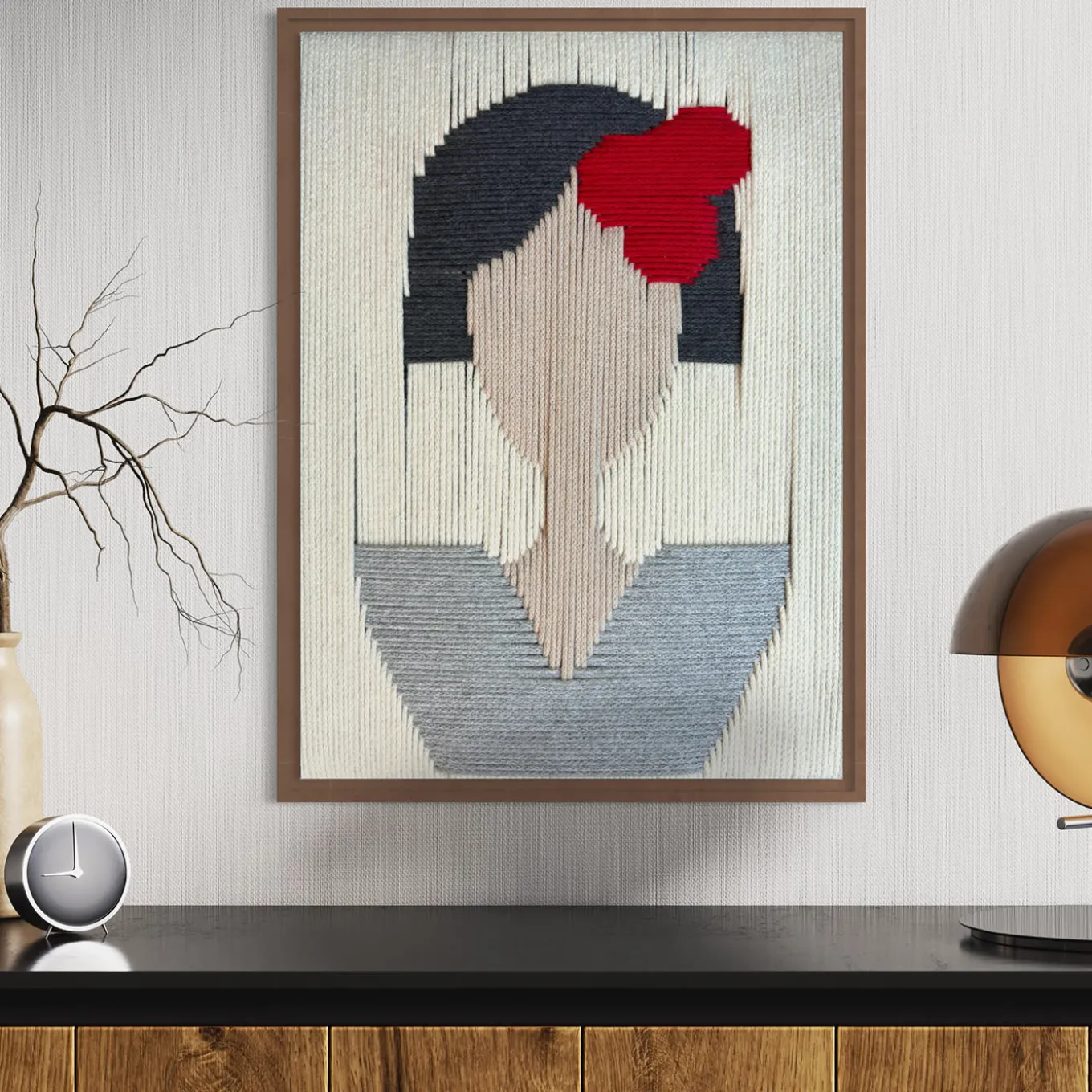 Ritratto Arazzo multicolore #4