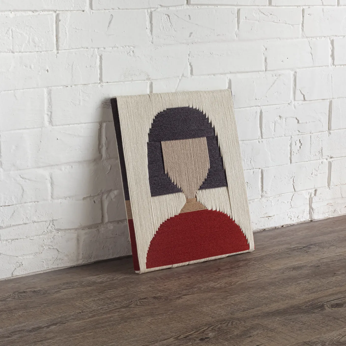 Ritratto arazzo multicolore #1